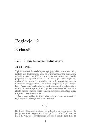 Poglavje 12 Kristali