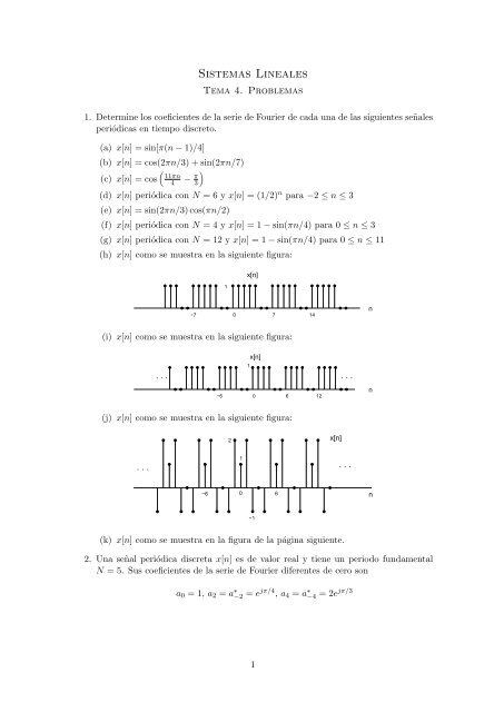 Hoja de problemas del Tema 4