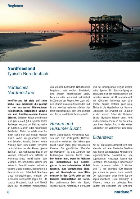 nordsee* Camping BroschÃƒÂ¼re - Nordseetourismus