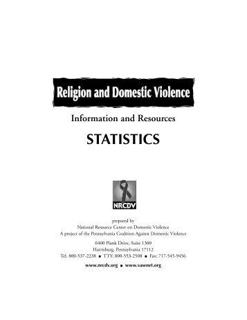 Religion and Domestic Violence – Statistics - VAWnet