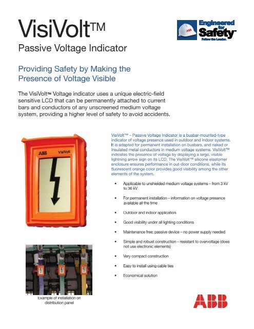 VisiVolt Passive Voltage Indicator - LGE Electrical Sales, Inc.