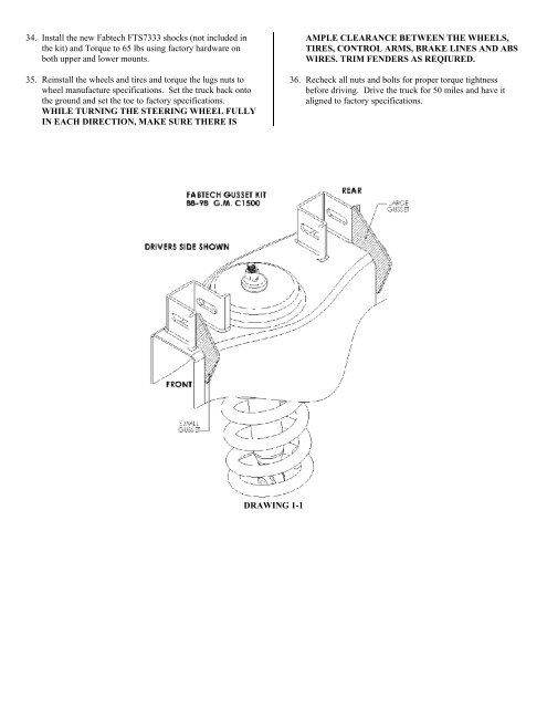 Installation Instructions - Vivid Racing