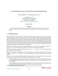 an introduction to authenticated encryption - iSEC Partners