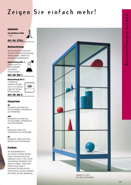 Vitrine Modell