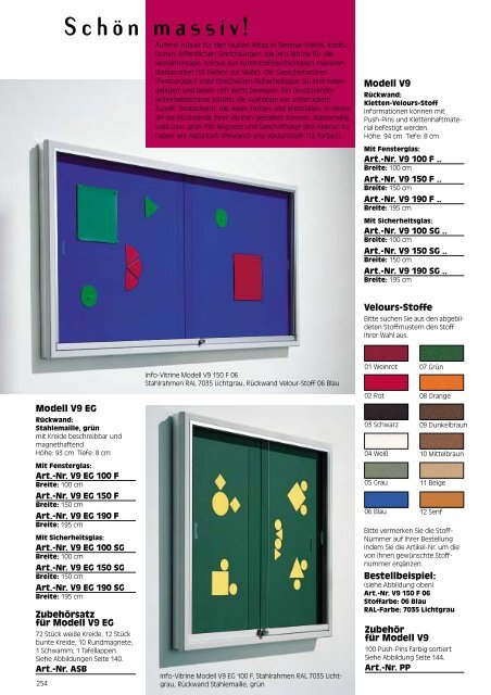 Vitrine Modell