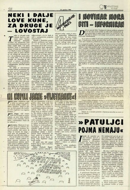 HRVATSKE ŠUME 42 (23.12.1994.)