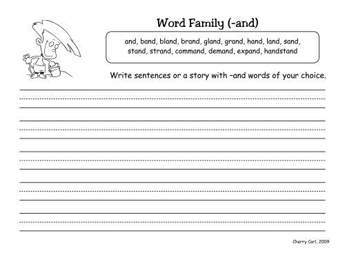 -and Word Family List