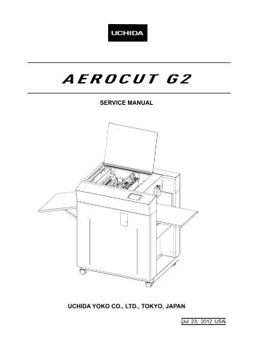 SERVICE MANUAL UCHIDA YOKO CO., LTD., TOKYO, JAPAN