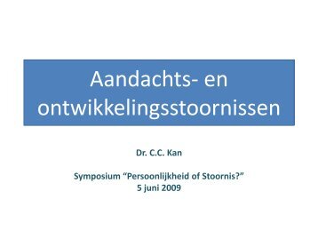 Aandachts- en ontwikkelingsstoornissen - RUhosting