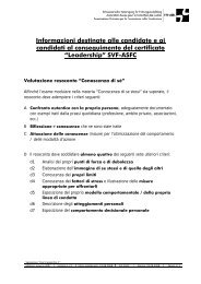 Leadership Informazione partecipanti / PDF