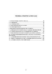 TEORIA CINETICA DEI GAS