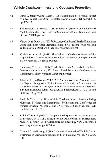 Vehicle Crashworthiness and Occupant Protection - Chapter 3