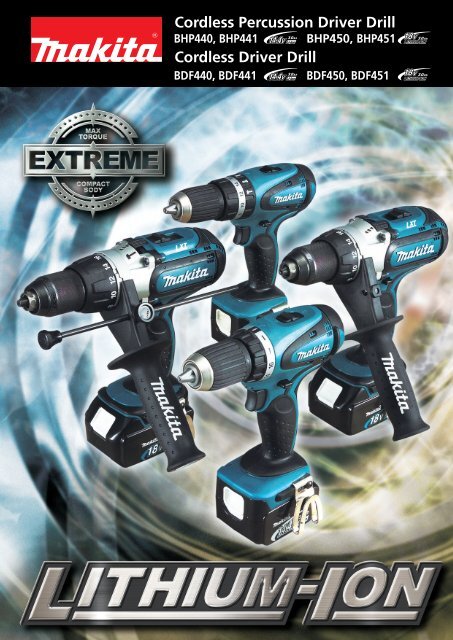 Cordless Driver Drill Cordless Percussion Driver Drill - Makita