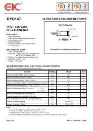 BYD147 ULTRA FAST LOW-LOSS RECTIFIER PRV - EIC