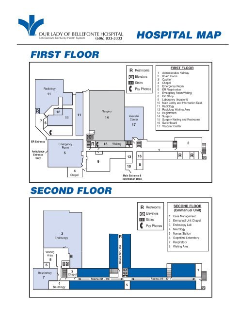 University Of Michigan Hospital Floor Map