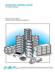 INVENTORY CONTROL RACKS For Chest Freezers - TekniScience ...