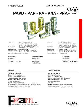 PAPD - PAP - PA - PNA - PNAF - AB Controls & Technology