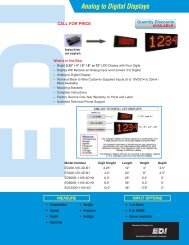 PLC Communication - Electronic Displays, Inc.