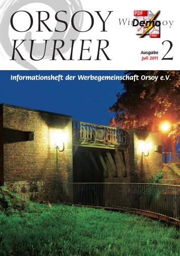 ORSOY KURIER 2 - Schreib- und Fotodesigns Sass Rheinberg
