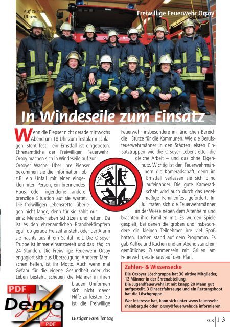 ORSOY KURIER 2 - Schreib- und Fotodesigns Sass Rheinberg