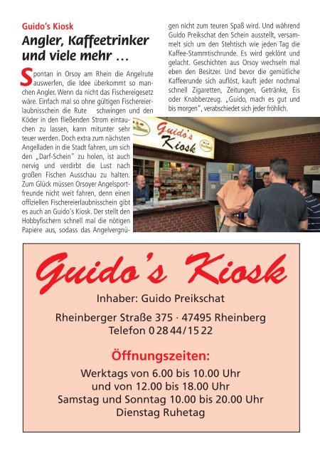 ORSOY KURIER 2 - Schreib- und Fotodesigns Sass Rheinberg