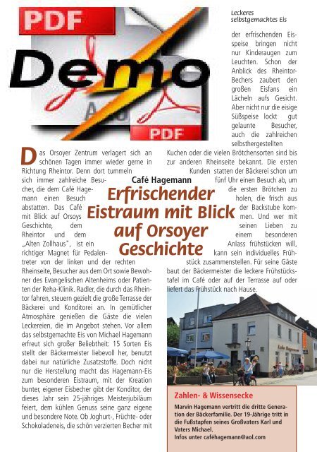 ORSOY KURIER 2 - Schreib- und Fotodesigns Sass Rheinberg