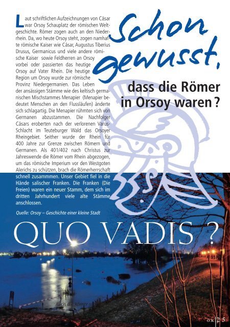 ORSOY KURIER 2 - Schreib- und Fotodesigns Sass Rheinberg