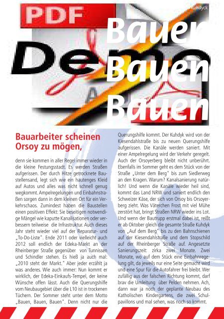 ORSOY KURIER 2 - Schreib- und Fotodesigns Sass Rheinberg