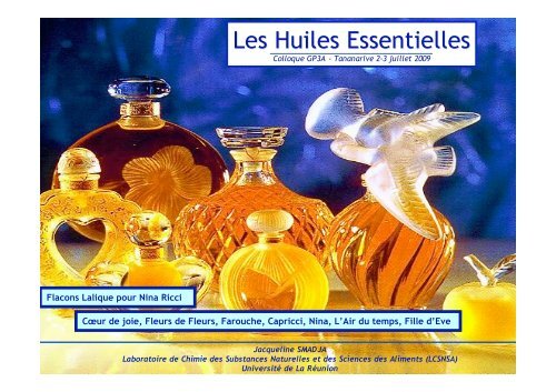 Les Huiles Essentielles