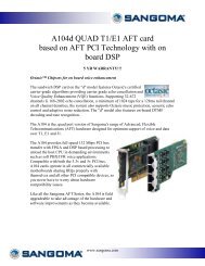 A104d QUAD T1/E1 AFT card based on AFT PCI Technology with ...