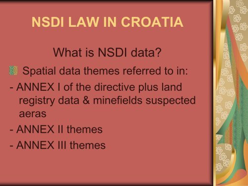 nsdi law in croatia - INSPIRATION