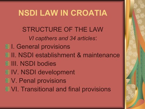 nsdi law in croatia - INSPIRATION