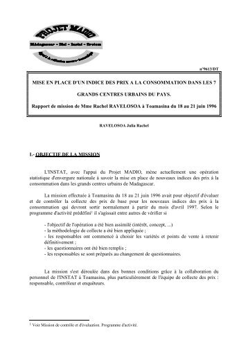pdf 30 ko - Institut national de la statistique malgache (INSTAT)