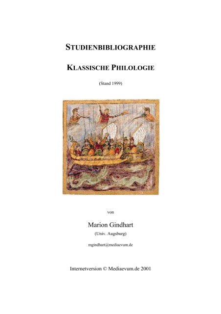 studienbibliographie klassische philologie - Bibliographien ...