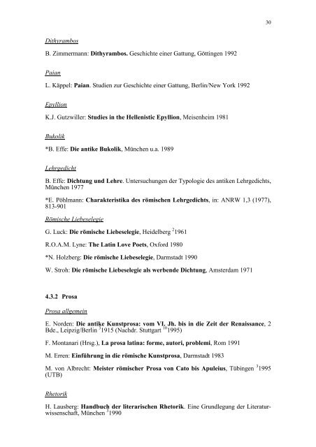 studienbibliographie klassische philologie - Bibliographien ...