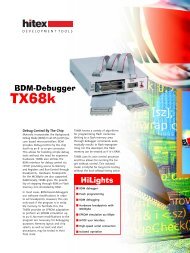 TX68k - Hitex Development Tools