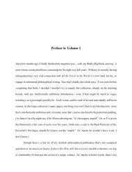 Preface to Volume 1 - New York University