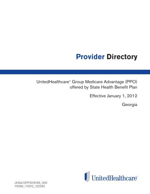 Plan Provider Directory - Uhcretiree.com