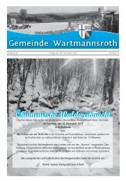 Gemeindebote Dezember 2013 - Gemeinde Wartmannsroth
