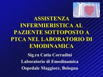 Assistenza infermieristica al paziente sottoposto a PTCA ... - Anmco