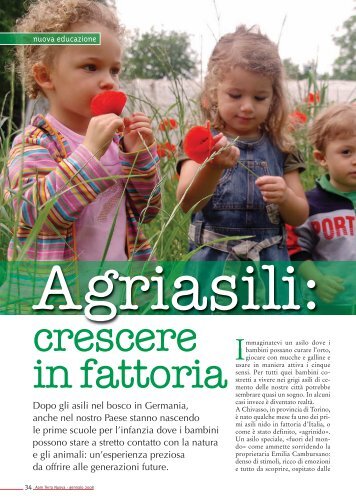 Agriasili: crescere in fattoria - Seneghini, Federica