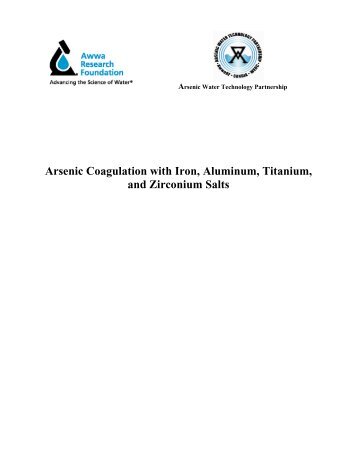 Arsenic Coagulation with Iron, Aluminum, Titanium, and Zirconium ...
