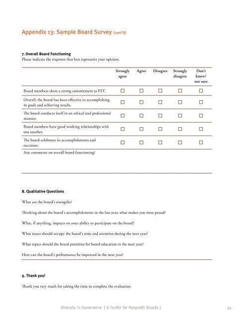 Appendix 13: Sample Board