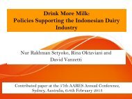 Drink More Milk: Policies Supporting the Indonesian Dairy Industry