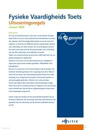 Uitvoeringsregels - Politie FVT