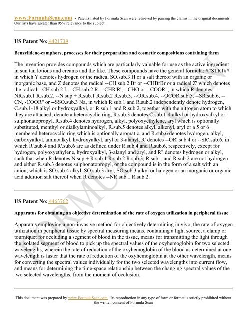 HAIR STYLING PATENTS FOR 2006 - Patent and Intellectual ...