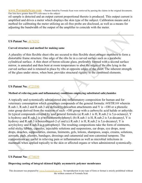 HAIR STYLING PATENTS FOR 2006 - Patent and Intellectual ...