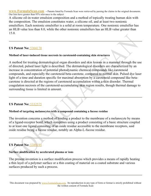 HAIR STYLING PATENTS FOR 2006 - Patent and Intellectual ...