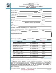 Construction Permit Form - City of Venice.