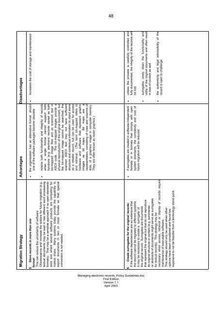 managing electronic records in governmental bodies - National ...